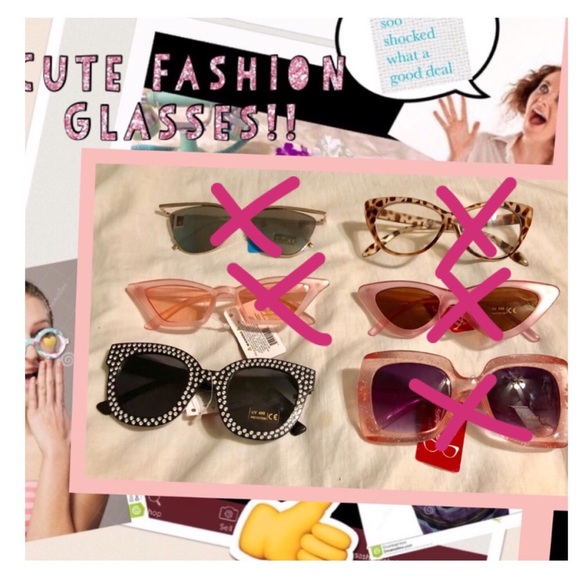 Accessories - ❌Sold out📍Cute fashion fun trendy glasses 4less $